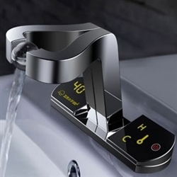 Gangang LED Automatic Touchless Sensor Waterfall Bathroom Faucet
